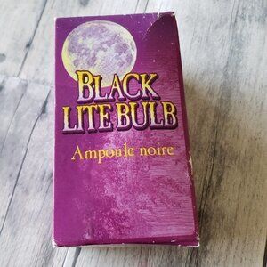 Unused Black Light Bulb Incandescent